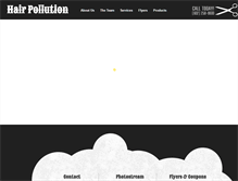 Tablet Screenshot of hairpollution.org